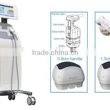 576point/shot 1200shots Focused Ultrasound Hifu Nasolabial Folds Removal Beauty/ Hifu Body Slimming Machine 0.2-3.0J