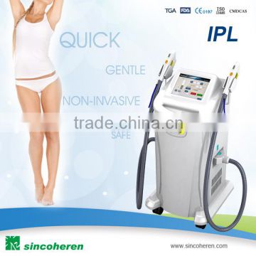 ipl laser system hair removal/pigment removal/laser hair removal machine for sale