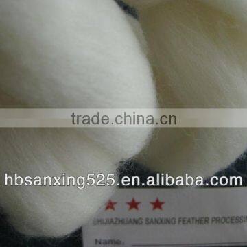 HOT!!!good Quality Merino Wool Top With Shrink-resistant/superwash Treatment 22.5MIC, 80MM, Natural White Color. photo-3