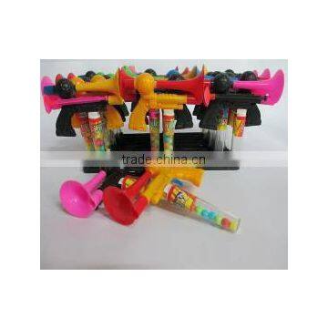 Blunderbuss toy candy in tray