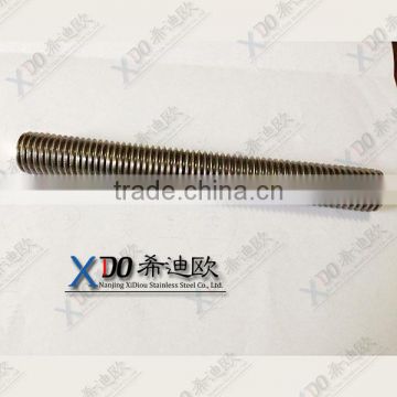 Alloy 59 UNS N06059 EN 2.4605 threaded rod M20*1000