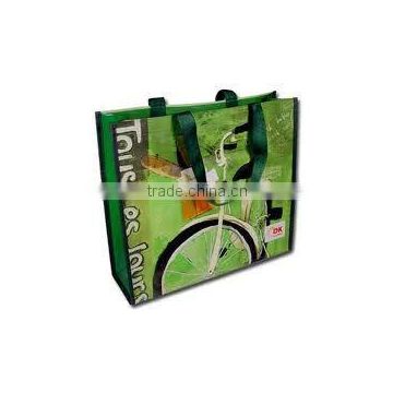 customized recycled Pp woven bag / pp woven shopping bag / packaging pp woven bag with handle