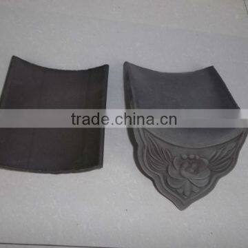 unglazed natural Chinese tiles for classical traditional roofing