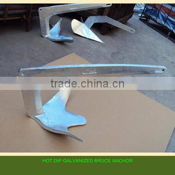 China types ship anchor Hot Dip Galvanized Bruce Anchor