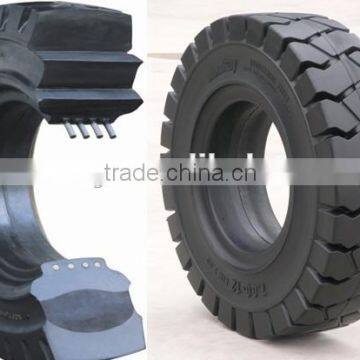 China Good Price Truck SOLID RUBBER Tires 350-5 With Quality Warranty photo-6