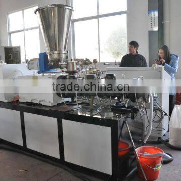 Conical PVC WPC Plastic Twin Screw Extruder Machinery photo-2