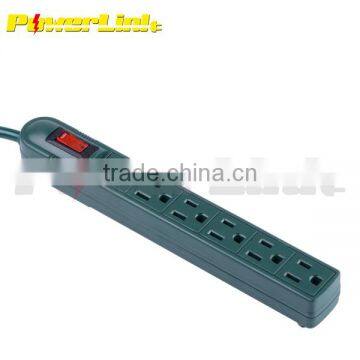 H50226 UL approved 6 Outlet Power Strip 110v power strip