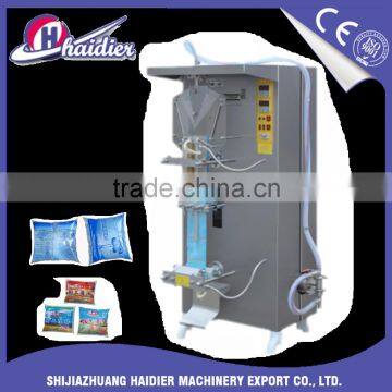 Haidier automatic stainless steel water liquid pouch packing machine/Water Filling Machine