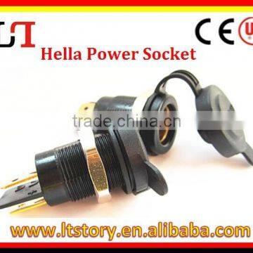 12v-24v DC Hella Type 20A Panel Mount Accessory Socket