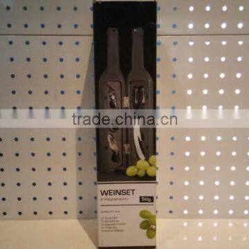 5 Piece Merlot Wine Craft Set Wine Accessories Stainless Steel Tool Storage photo-4