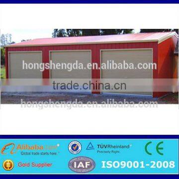 china made high quality steel prefabricated garagres