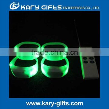 600 meter RF LED Wristband Remote Control LED Wristband