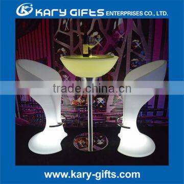Rank TOP Bar Furniture LED High Bar Table Battery Operated Color Changing Led Bar Table