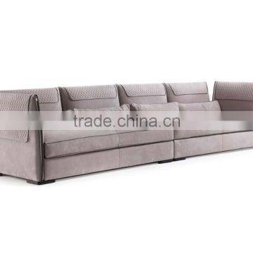 Latest Italy Design Fashionable Retro Living Room Sectional Sofa Set/European Brand Luxury New Classic Elegant Fabric Sofa Couch photo-3