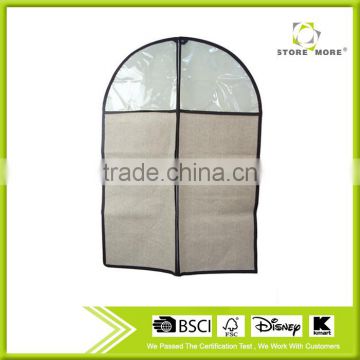 Store More Breathable Non Woven Fabric Suits Garment Bag with Handle