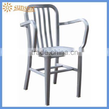 Durable Metal Bar Chair / Aluminium Arm Chair L12109