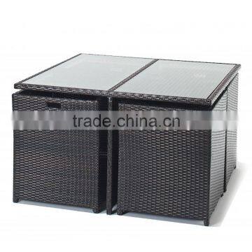 2017 Sigma Discount All Weather Cheap High End pe Rattan Classic Dining Room Sets photo-2