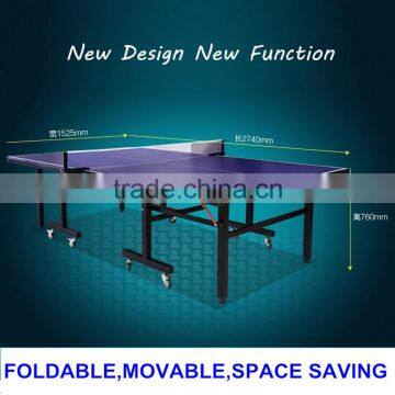 Folding PingPong Tennis Table With Movable Wheels photo-4