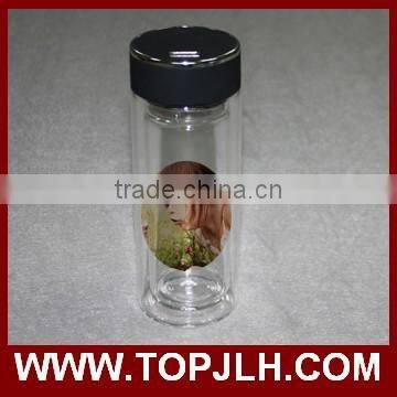 Wholesale Double Wall Sublimation Blank Glass Dring Water Bottle photo-2