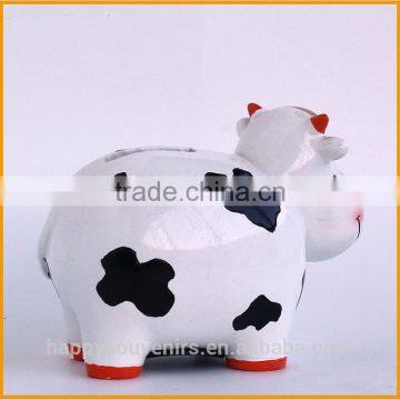 Lovely Cheap Resin Cow Piggy Coin Bank for Kids photo-2