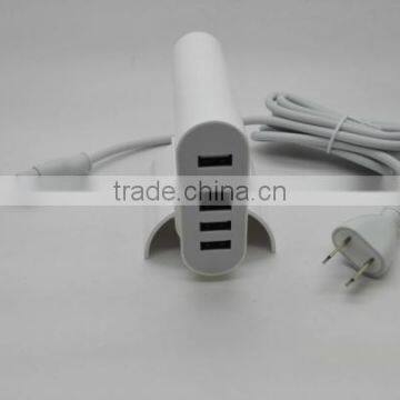 EU Plug 6 Port Wall Home Travel Charger USB Power Adapter Dual Usb Car Charger photo-5