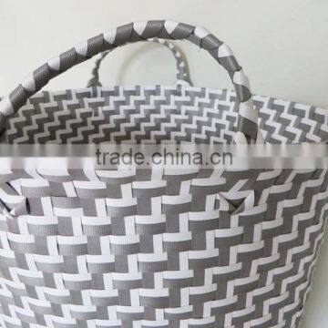 PP Plastic Type and Food Use Woven Plastic Laundry Basket for Sale photo-4