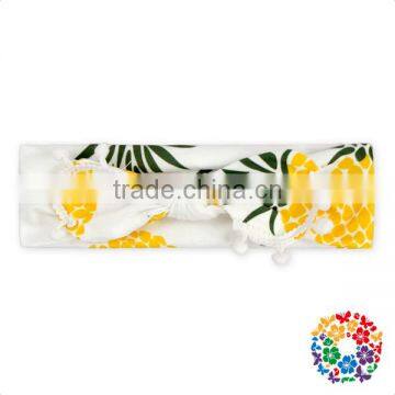 New Pattern Little Baby Pom Pom Hair Warp Boutique Bunny Cat Ear Headband photo-6