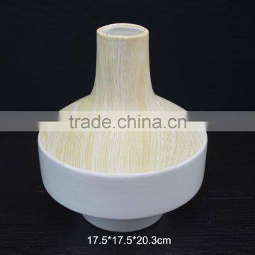 Factory Direct Indoor and Outdoor Ceramic Flower Bottle Vase Pot Jar Home Decoration photo-2