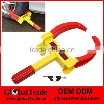 7 to 11 Inch Wheel Clamp (Middle-Duty) Heavy Duty Key Lock Security Car Van Caravan Trailer Wheel Clamp Lock A1972