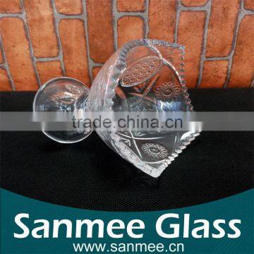 Cheap Personal Design Embossed Glass Ice Cream Cup photo-3