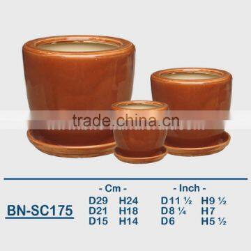 Vietnamese Ceramic Glazed Indoor Pot/ Indoor Planter BN-SC173 photo-4