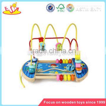 Wholesale Popular Education Wooden Wire Bead Toy for Kids New Style Wooden Wire Bead Toy for Children W11B014 photo-6