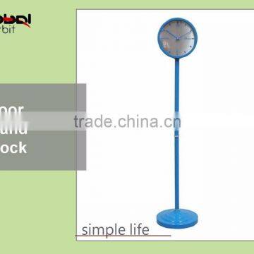Home Decoration Modern Floor Clock, Colorful Metal Floor Stand Clock photo-3