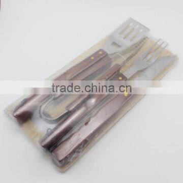 Stainless Steel BBQ Grilling Tool Set 4-Piece With Cutting Board photo-5