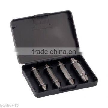 Cheap High Quality 4pcs Diffrent Size Screw Extractor Set Drill Bits Broken Damaged Bolt Remover photo-3