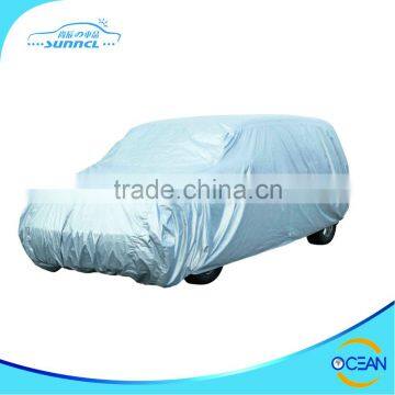 Polyester Silver Coating Waterproof Car Cover Vinyl