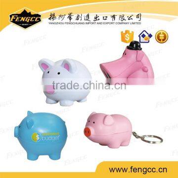 animal promotional pu anti reliver toy pig shape stress squeeze toy