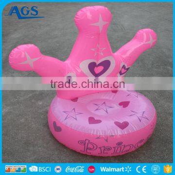 Durable Cute Pink Pig Animal Inflatable Chair photo-2