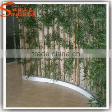 China Manufacturer Common Plastic Decorative Artificial Lucky Bamboo Fence for Sale photo-2