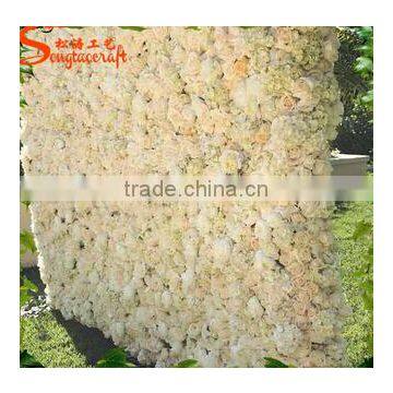 factory wholesale personized artificial flower wall for stage background decoration