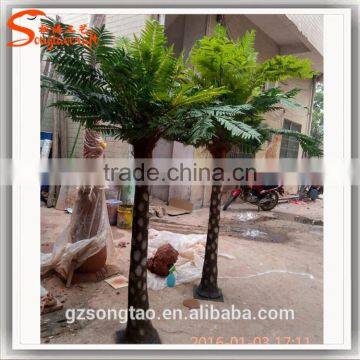 outdoor fiberglass artificial tree decorative artificial palm tree wholesale