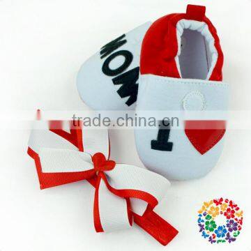 2016 Special Baby Girl Shoes Cartoon Character Pattern Shoes With Matched Headband Cotton Warm Shoes Whoelsale photo-3