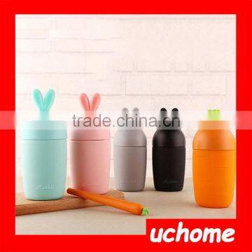 UCHOME Glass Water Bottle Rabbit Cup