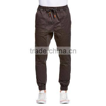 Slim Fit Men's Ankle Banded Pants Wholesale 2016 New Arrival Stretch-cotton Tapered Pants For Men photo-2
