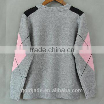 Sweater Women 2016 High Neck Designs for Ladies Tops Custom Wool Sweater Design photo-2