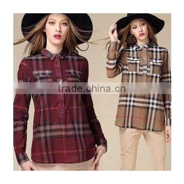 shirt women check shirts for girls women fashion plaid shirt