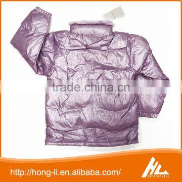Custom High Quality Satin Bomber Outdoor Winter Kid Jacket for Girls