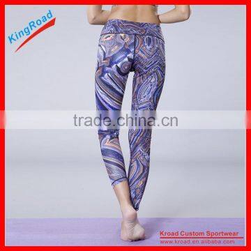 2017 High Quality Compression Tights, High Waistband Yoga Fitness Leggings Women photo-2