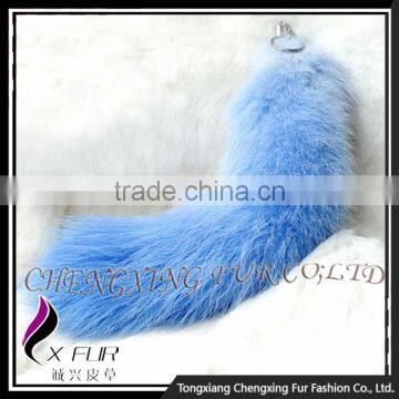 CX-R-25A China Best Selling High Quality Custom Cute Fox Fur Charm Keychain