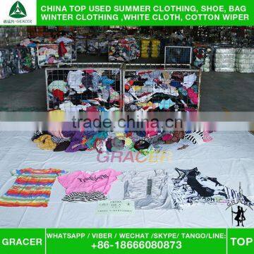 Wholesale Baled Clothing Short Sleeve Women T-Shirt Used Branded Clothes photo-3